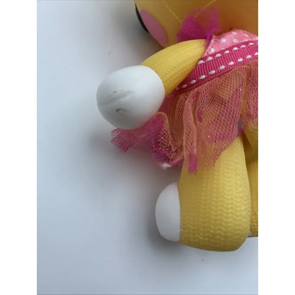 LALALOOPSY PET PALS CARROT LONG EARS VINYL BUNNY DOLL 8 1/2